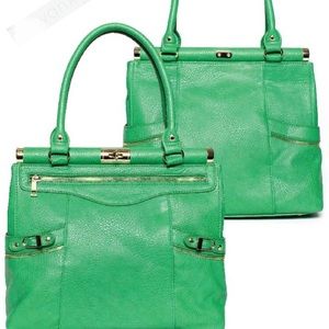 Olivia and Joy green bag